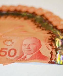 Buy Fake $50 CAD Polymer Banknotes